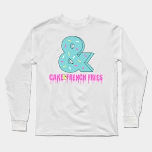 Cake & French Fries Brand Long Sleeve T-Shirt